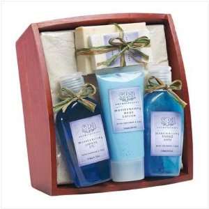  Lavender Sage Scent Scented Spa Bath Beauty Set Tray