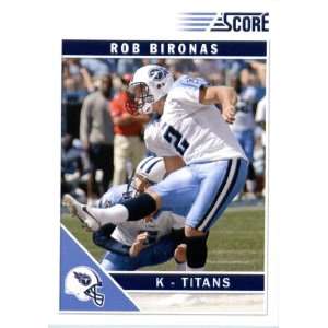  2011 Score Glossy #291 Rob Bironas   Tennessee Titans 