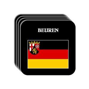    Pfalz)   BEUREN Set of 4 Mini Mousepad Coasters 