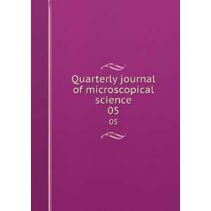Quarterly journal of microscopical science. 05 Royal Microscopical 