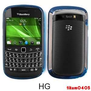 Phone Case Blackberry Bold 9900 Hard Shell Skin.Transparent Back w 