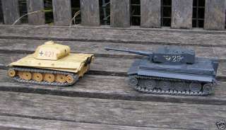 1969 SOLIDO CHA TIGRE MILITARY TANK & 1973 PANTHER G  
