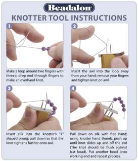 Beadalon Knotter Tool Instructions