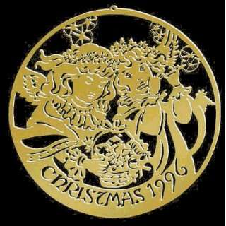 com Biedermann & Sons D1996 Christmas Cherubs Commemorative Ornament 