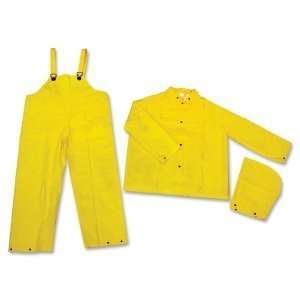  MCR Safety Three piece Rain Suit,4 Xtra Large Size   PVC 