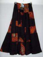 We Be Bop Funky EARTH WIND FIRE Tiered Skirt 1X  