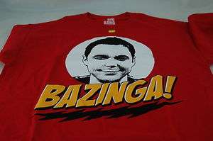 The Big Bang Theory Sheldon Bazinga t shirt  