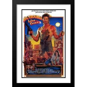  Big Trouble in Little China 32x45 Framed and Double Matted 