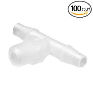 Nylon Tubing Connector , Barbed Elbow, 3/16 x 3/16 Tubing ID (Pack 