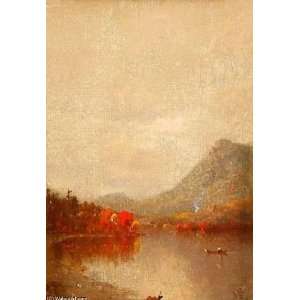   Jervis McEntee   32 x 46 inches   An Adirondack Lake