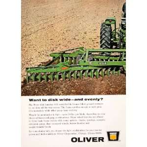  1966 Ad Oliver Disk Harrows Tractor Accessories Parts Farm 