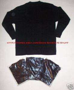 Pack BLACK Thermals Thermal Shirts Shirt Plain 3XL 3X  