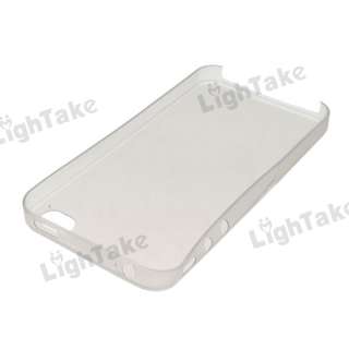New Protective Semihard Case Cover for iPhone4 Transparent Gray  
