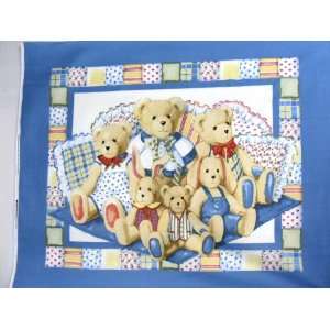   Nursery Bear Baby Fabric Panel Quilt Fabric Arts, Crafts & Sewing