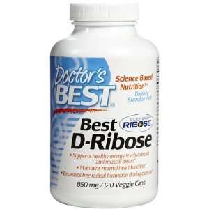  Doctors Best D Ribose with BioEnergy Ribose 850 mg Vcaps 