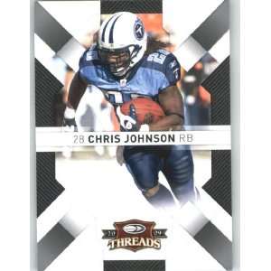 Chris Johnson   Tennessee Titans   2009 Donruss Threads NFL Football 