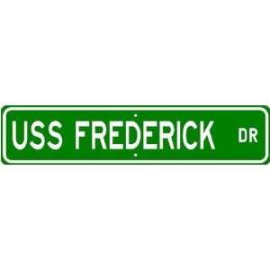    USS FREDERICK LST 1184 Street Sign   Navy