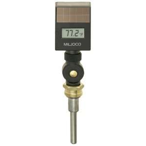 Miljoco CDX93585 Solar Digital Industrial Thermometer, 3 1/2 Stem 