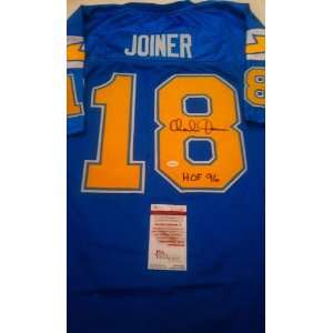  Charlie Joiner Signed San Diego Chargers Jersey 