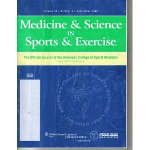  Medicine & Science in Sports & Exercise The Official 
