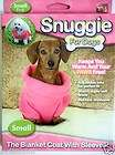 New PINK SNUGGIE for DOGS Blanket Coat w Sleeves Sm SMA