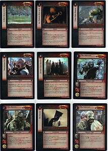 LOTR TCG Lord of the Rings TCG CCG Collection FOTR Set ALL CARDS 1 