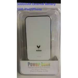 5000, 5000 mAh Backup Battery/Charger for iPhone/iPod/iPad/BlackBerry 