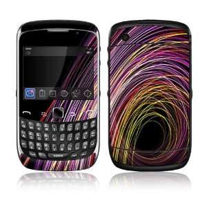  BlackBerry Curve 3G 9300 Decal Skin   Color Swirls 