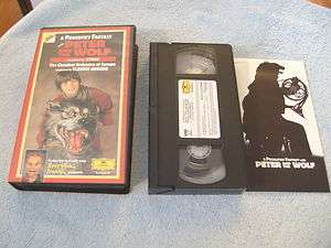 Prokofiev Fantasy With Peter and the Wolf (VHS, 1993)   CHRISTOPHER 
