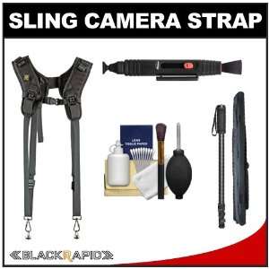  BlackRapid RS DR 1 Sling Double Camera Strap with Monopod 