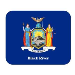 US State Flag   Black River, New York (NY) Mouse Pad 