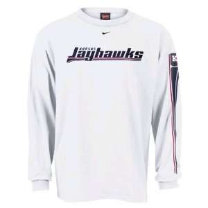   Jayhawks White Speed Kills Long Sleeve T shirt