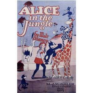  Alice in the Jungle Movie Poster (27 x 40 Inches   69cm x 