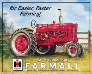 Metal Sign Farm Tractor Farmall M Series NEW  