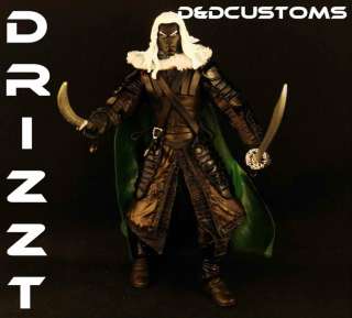   FORGOTTEN REALMS CUSTOM MARVEL LEGENDS SELECT DC UNIVERSE STYLE DRIZZT