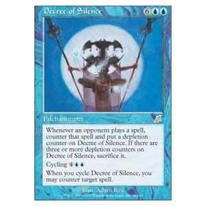  Magic the Gathering   Decree of Silence   Scourge Toys & Games