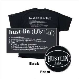  Hustlin Clothing Definition T Shirt Size X   Large 