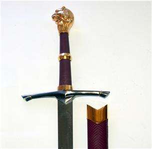 CHRONICLES of NARNIA Lion Head PETERS SWORD REPLICA  