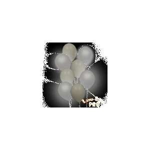 Lumi Loons Balloon light, Lighted Silver Balloons, White light 