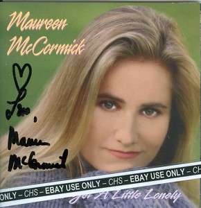 MAUREEN McCORMICK NICE SIGNED 1995 CD BRADY BUNCH  