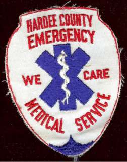 Hardee County Emergency Medical Service old EMS Patch  