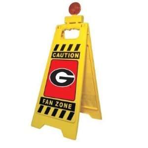  Georgia Bulldogs 29 inch Caution Blinking Fan Zone Floor 