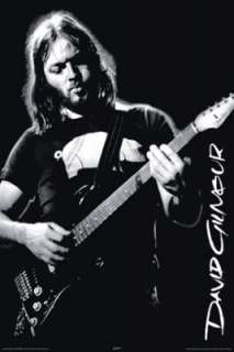 David Gilmour POSTER Pink Floyd Guitar Wall Dark Side  