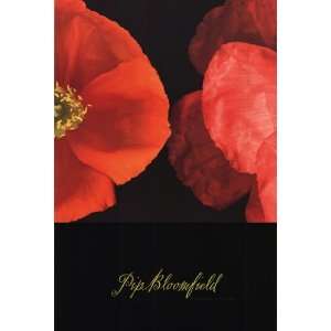  Bloomfield Dual Poppy Right 24.00 x 36.00 Poster Print 