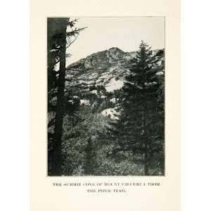  1925 Print Summit Cone Mountain Chocura Piper Trail New 
