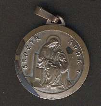 Religious Christianity Medal Santa Anna, First Centenary 1866 1966 