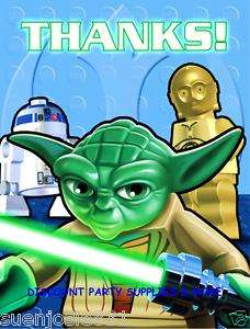 LEGO Star Wars Thank You Notes Party Supplies  