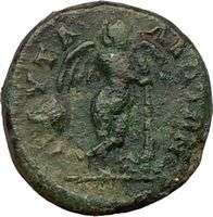   209AD Rare Ancient Roman Coin Pautalia THANATOS Daemon of Death  
