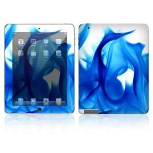  Apple iPad 2 Decal Skin   Blue Flame 