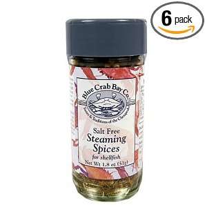 Blue Crab Bay Co. Steaming Spices, for Crabs & Shrimp, 1.8 Ounce 